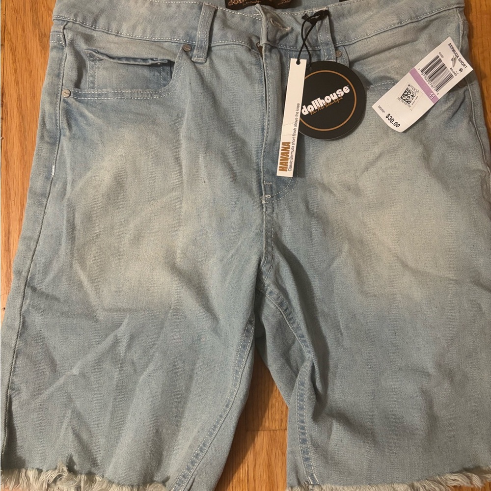Dollhouse Denim Bermuda Shorts
